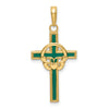 Gold Celtic Cross Pendant