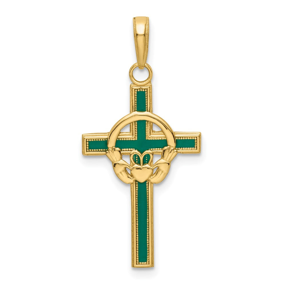 Gold Celtic Cross Pendant