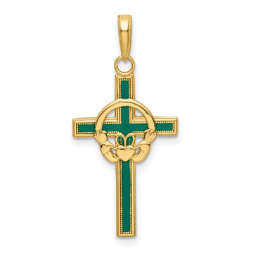 Gold Celtic Cross Pendant
