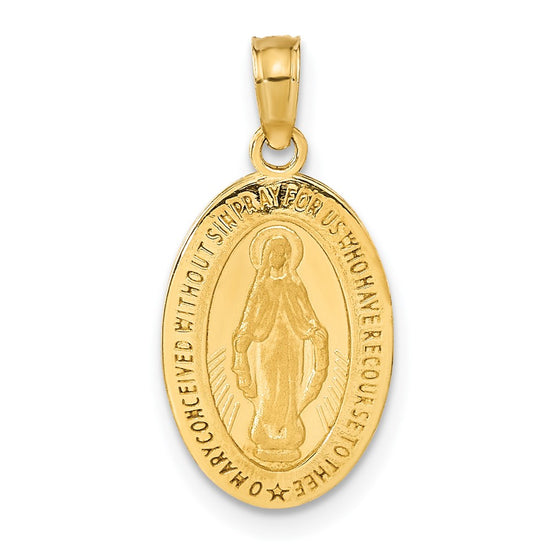 Gold Miraculous Medal Pendants