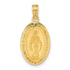 Gold Miraculous Medal Pendants