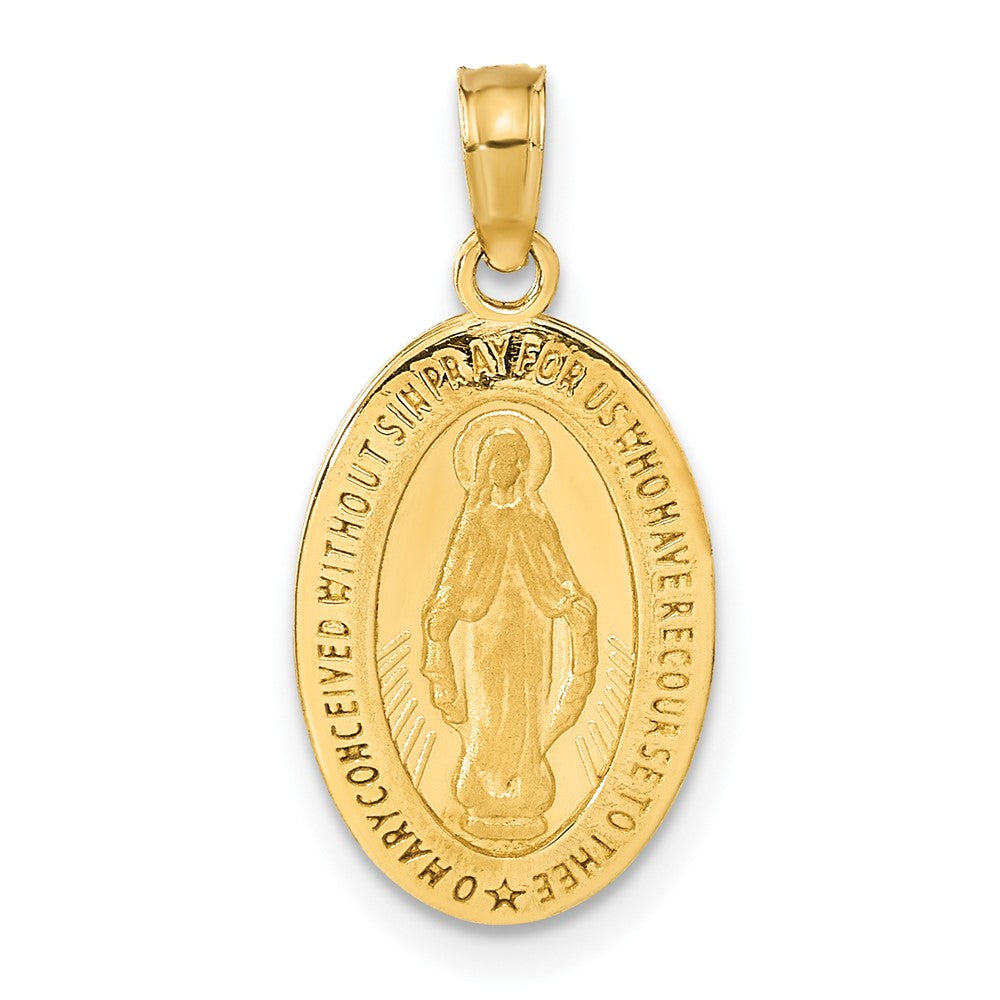 Gold Miraculous Medal Pendants