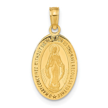 Gold Miraculous Medal Pendants