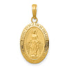 Gold Miraculous Medal Pendants
