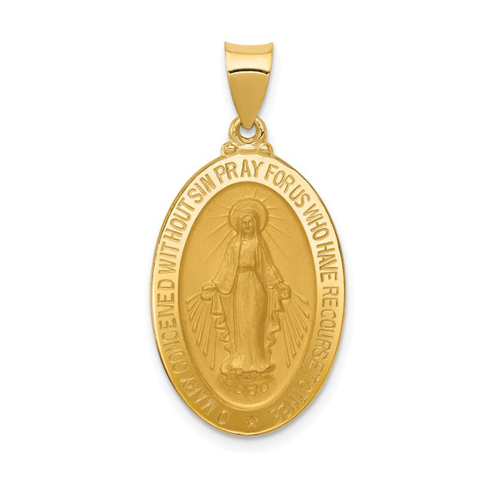 Gold Miraculous Medal Pendants