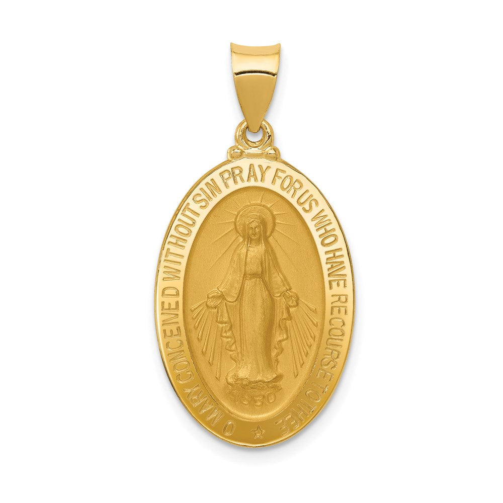 Gold Miraculous Medal Pendants