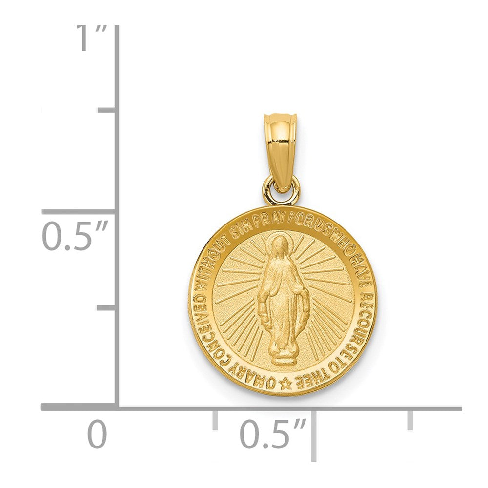 Gold Miraculous Medal Pendants