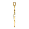 14k Polished Four-Way Medal Pendant