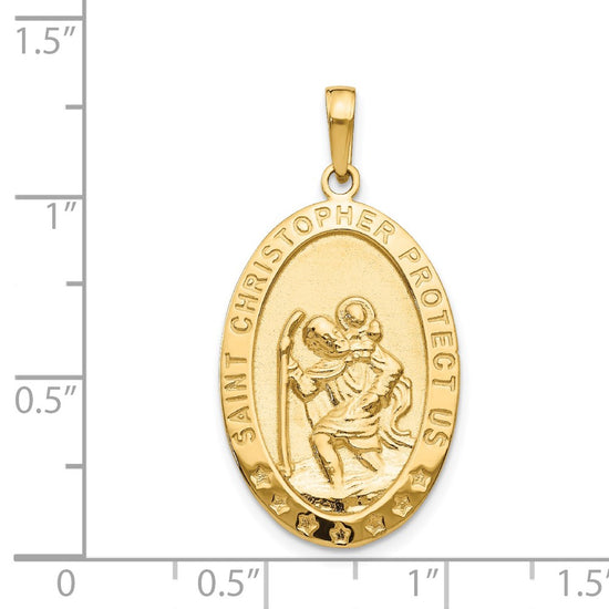 Gold St. Christopher Pendants