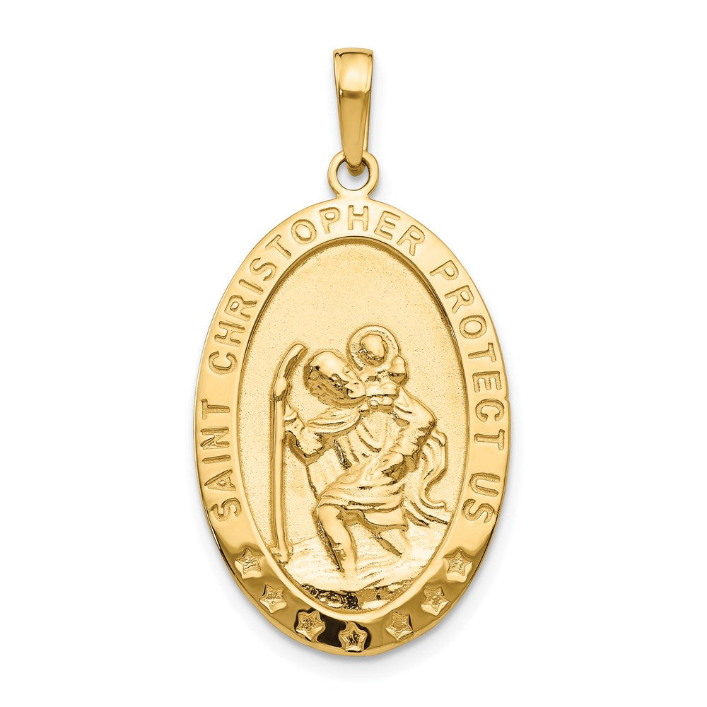 Gold St. Christopher Pendants
