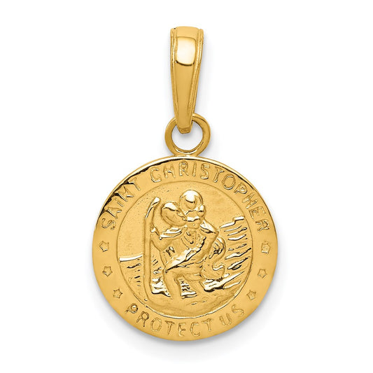 Gold St. Christopher Pendants