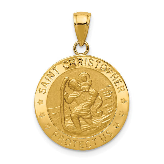 Gold St. Christopher Pendants