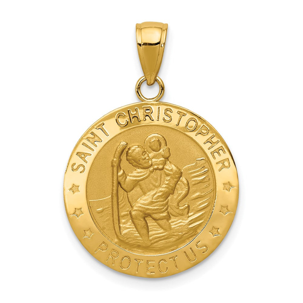 Gold St. Christopher Pendants