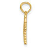 14K Polished 2-Piece Break-Apart HE WHO HOLDS THE KEY CAN UNLOCK MY HEART Charm