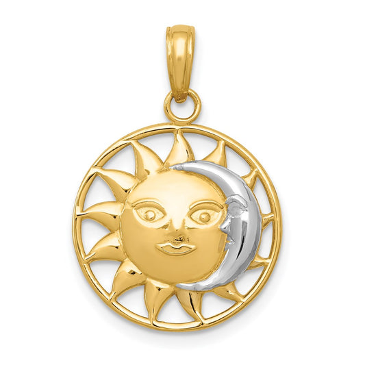 Gold Polished Celestial Pendants