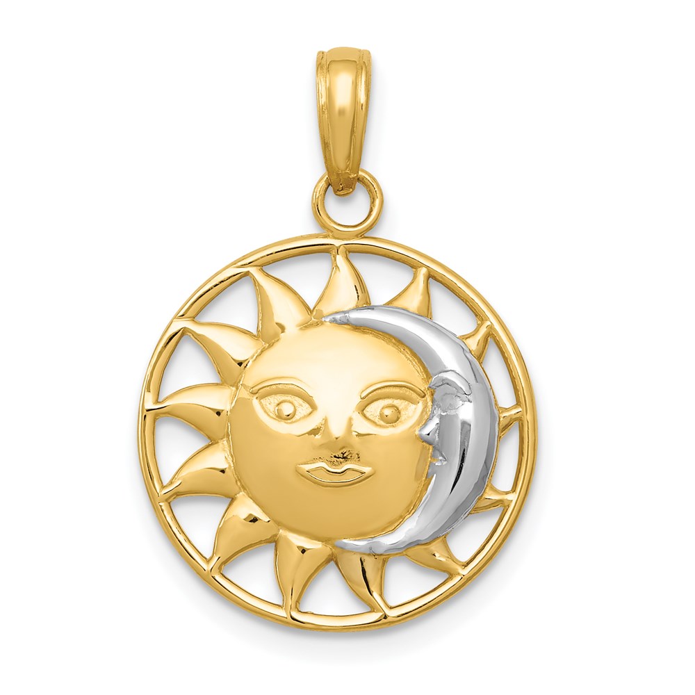 Gold Polished Celestial Pendants