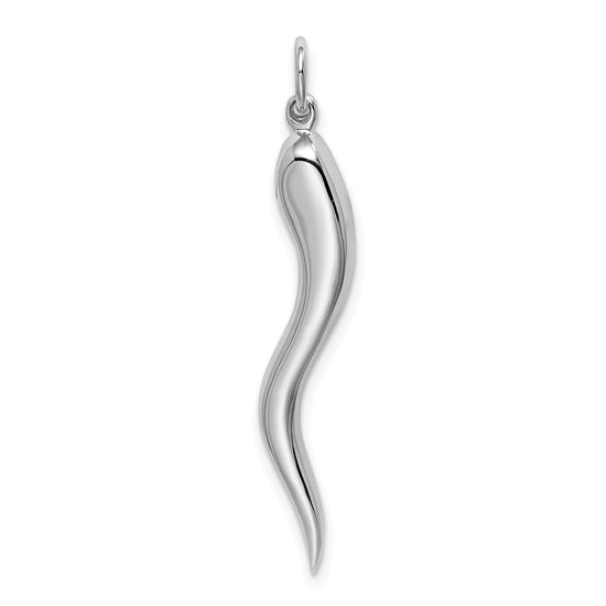 Gold Polished Italian Horn Pendants