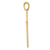 14k Rope Cross Pendant