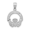 Gold Polished Claddagh Pendants