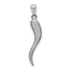 Gold Polished Italian Horn Pendants