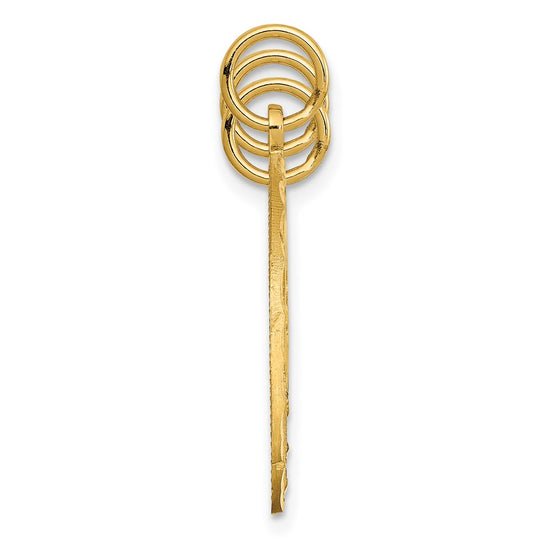 14k 3-piece Break-apart BEST FRIENDS Charm