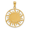 Gold Polished Celestial Pendants