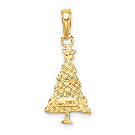 Gold Polished Christmas Pendants
