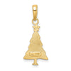 Gold Polished Christmas Pendants