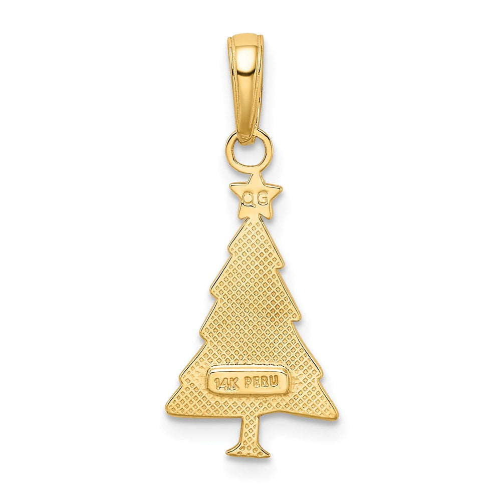 Gold Polished Christmas Pendants