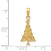 Gold Polished Christmas Pendants