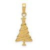 Gold Polished Christmas Pendants