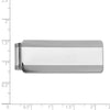 Grooved Polished Money Clips