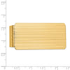 14k Men's Textured Money Clip