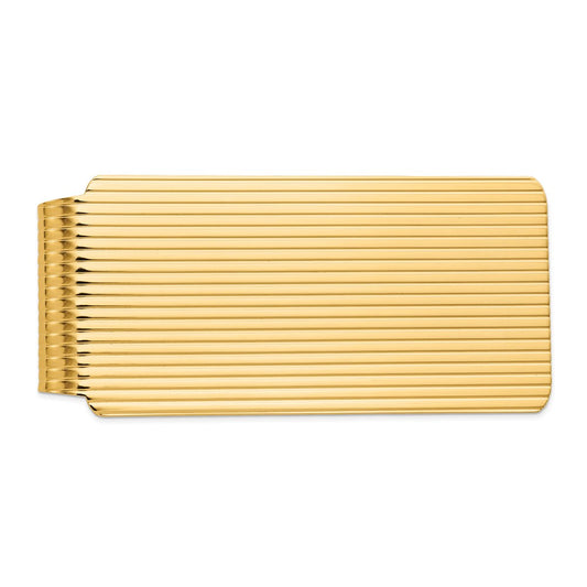14k Mens Textured Money Clip
