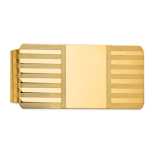 14k Mens Polished Money Clip
