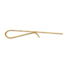 14k Mens Textured Basketweave Pattern Tie Bar