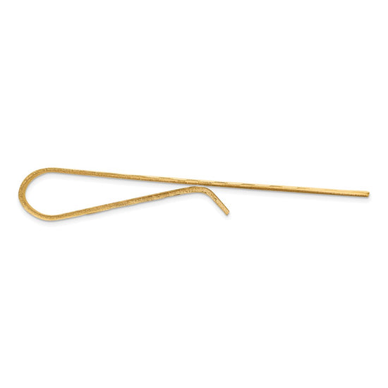 Gold Textured Tie Bar