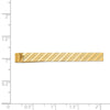 Gold Textured Tie Bar