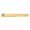 Gold Grooved Tie Bar