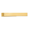14k Men's Grooved Tie Bar