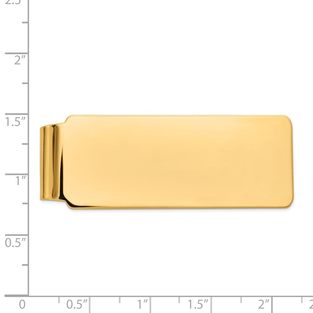Gold Polished Money Clip