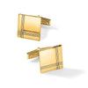 Men's Square w/Line Design Cuff Links
