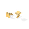 Men's Square w/Line Design Cuff Links