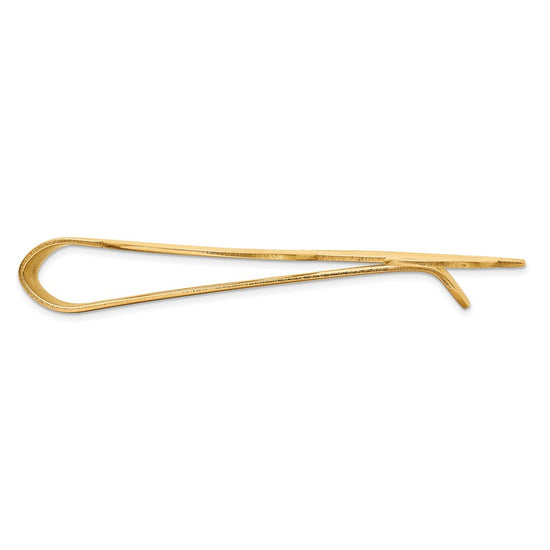 Gold Polished Dollar Sign Money Clip