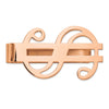 Gold Polished Dollar Sign Money Clip