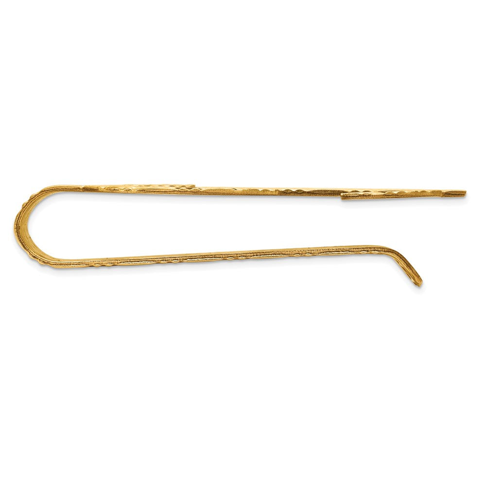 Gold Polished Dollar Sign Money Clip