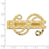 Gold Polished Dollar Sign Money Clip