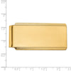 Engraveable Sandblasted Edge Money Clips