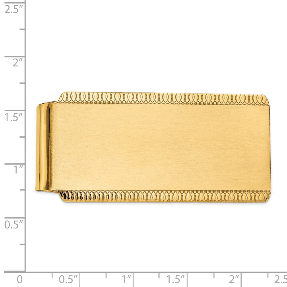 Engraveable Sandblasted Edge Money Clips