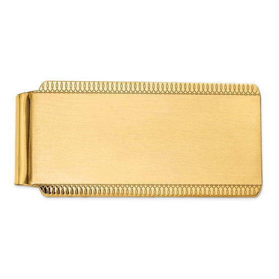 Engraveable Sandblasted Edge Money Clips